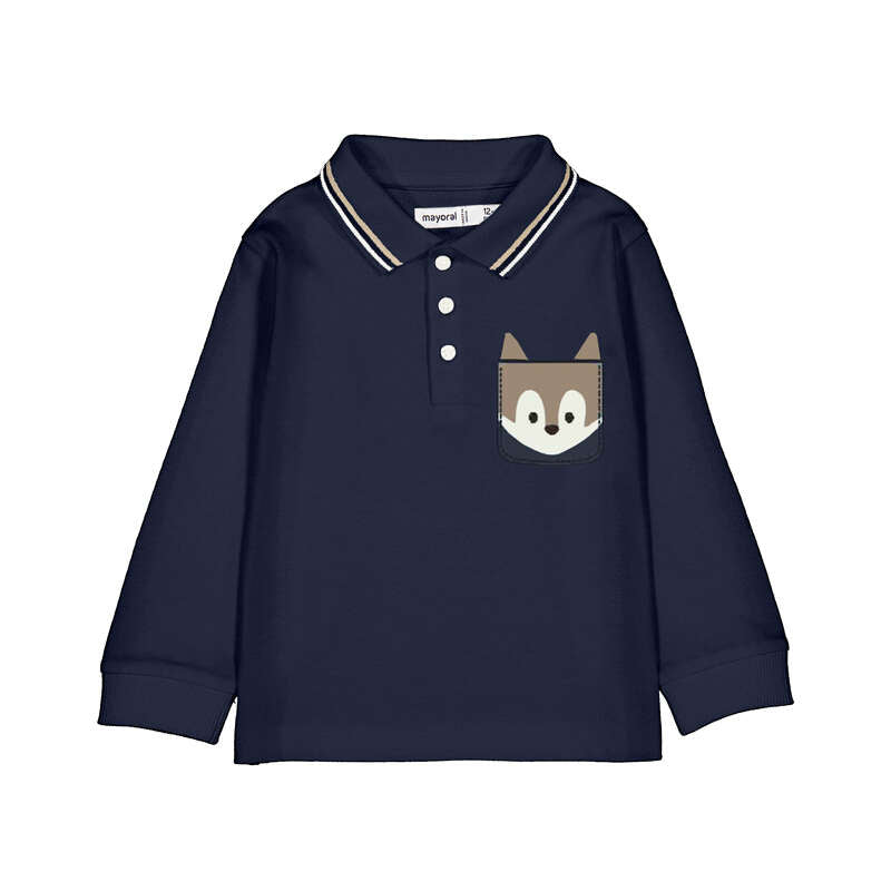 Mayoral Baby Boys Blue Polo Shirt