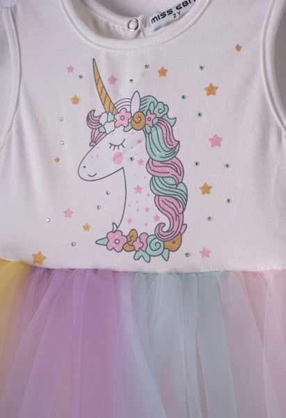 Ebita Unicorn Dress Hairband Set