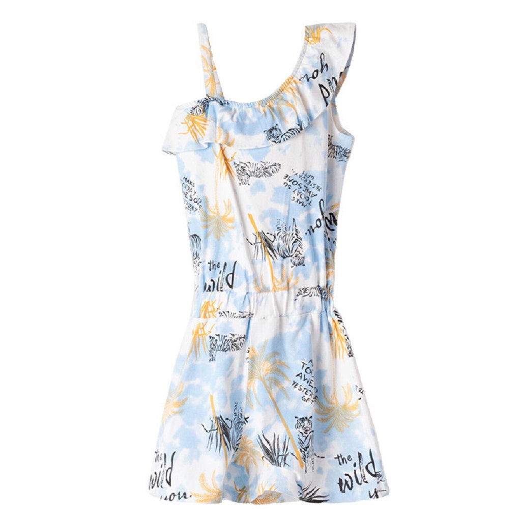 EBITA Short playsuit in blue 6-14 Years