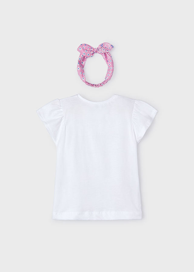 Girls T-Shirt with Hairband