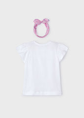 Girls T-Shirt with Hairband