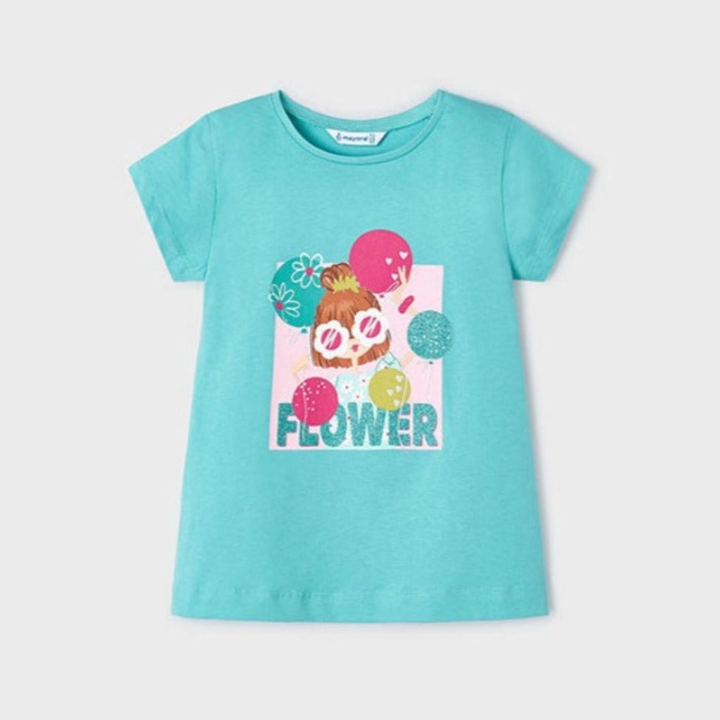 Mayoral Sophia Girls T-Shirt Jade 