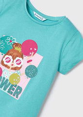 Girls Sophia T-Shirt Jade