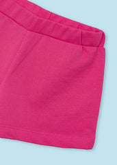 Girls T-Shirt Shorts Set Fuchsia