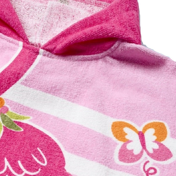 Baby Girls Flamingo Towel Magenta