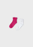 Mayoral Mini Girls 2 pair socks set.