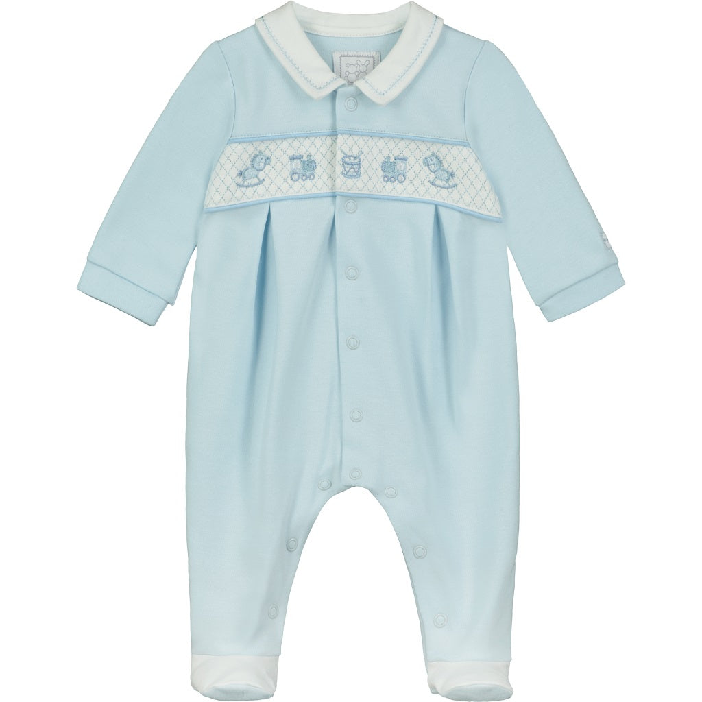 Eddie Baby Boys All In One Pale Blue