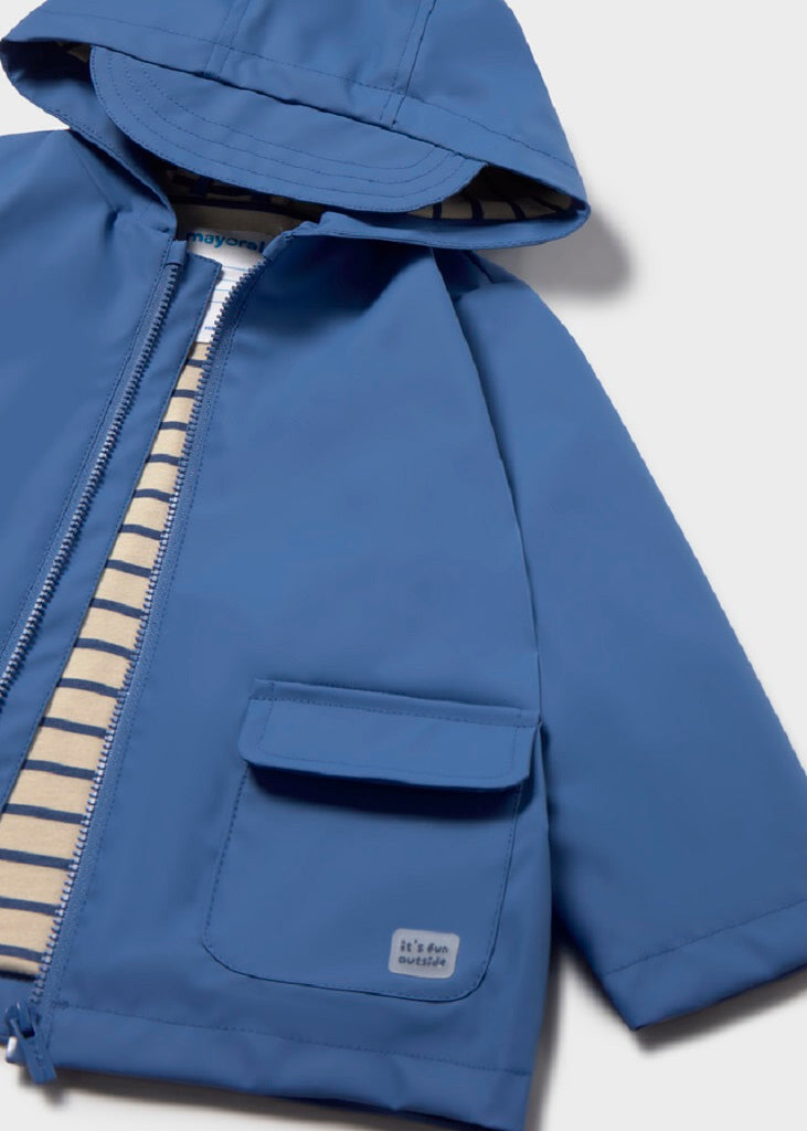 MAYORAL Baby Boys Raincoat Cobalt Blue