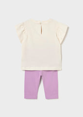 Baby Girls Mayoral Leggings Set Lilac