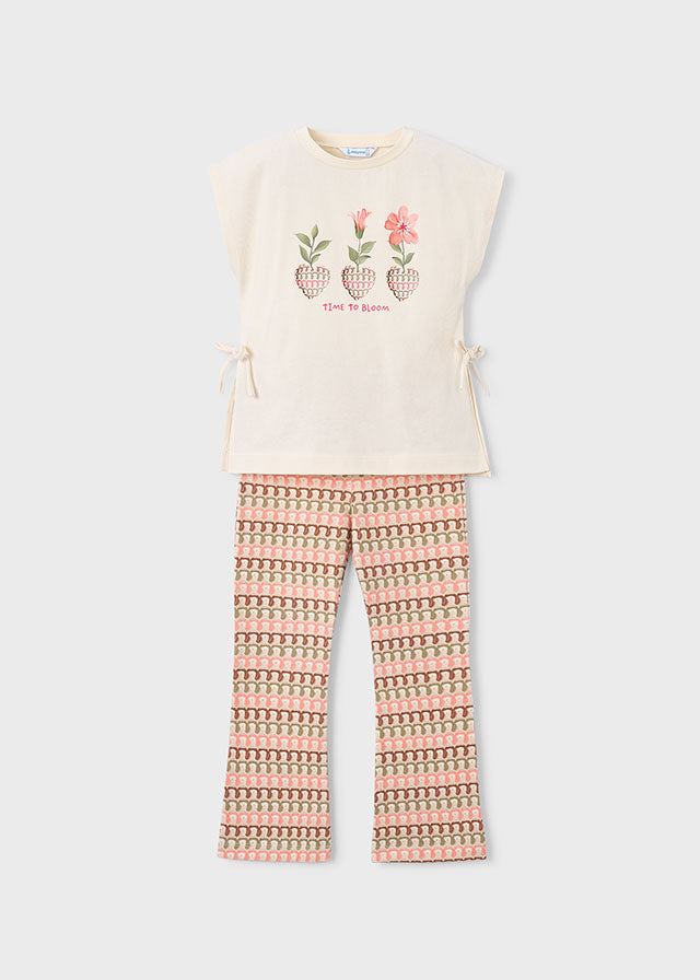 Girls Mayoral 'Time to Bloom' Leggings Set