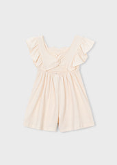 Girls Mayoral Crochet Knit Jumpsuit