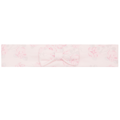 Baby Pink Floral Babygrow & Hairband