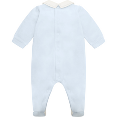 KASPER Baby Blue Velour All In One & Hat