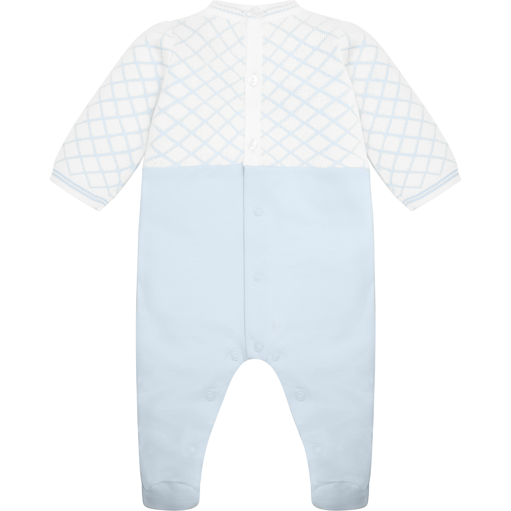 KIT Baby Blue 2in1 Dungaree with Top
