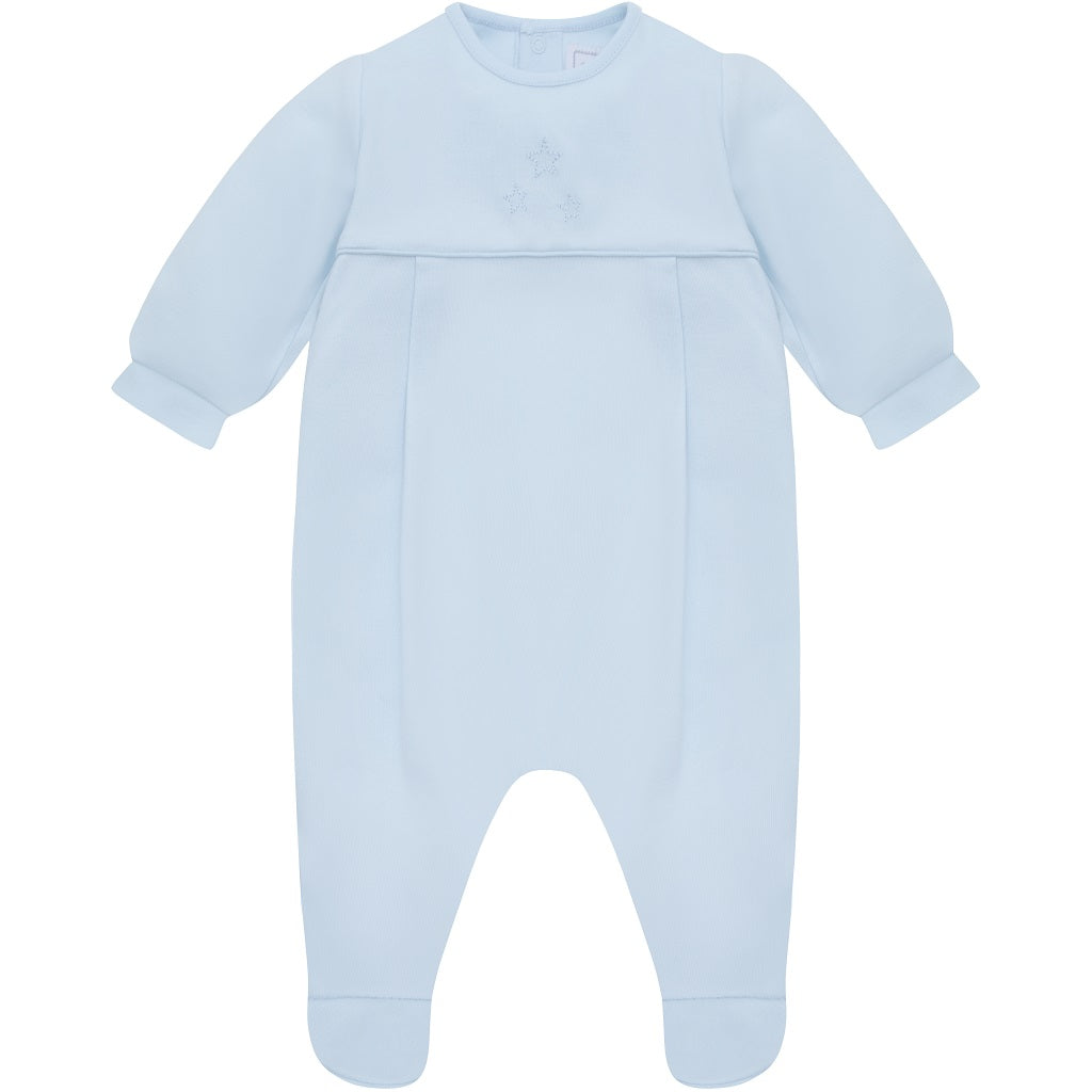 EMILE et ROSE This lovely baby boys’ babygrow represents traditional, yet practical, baby clothes at its best