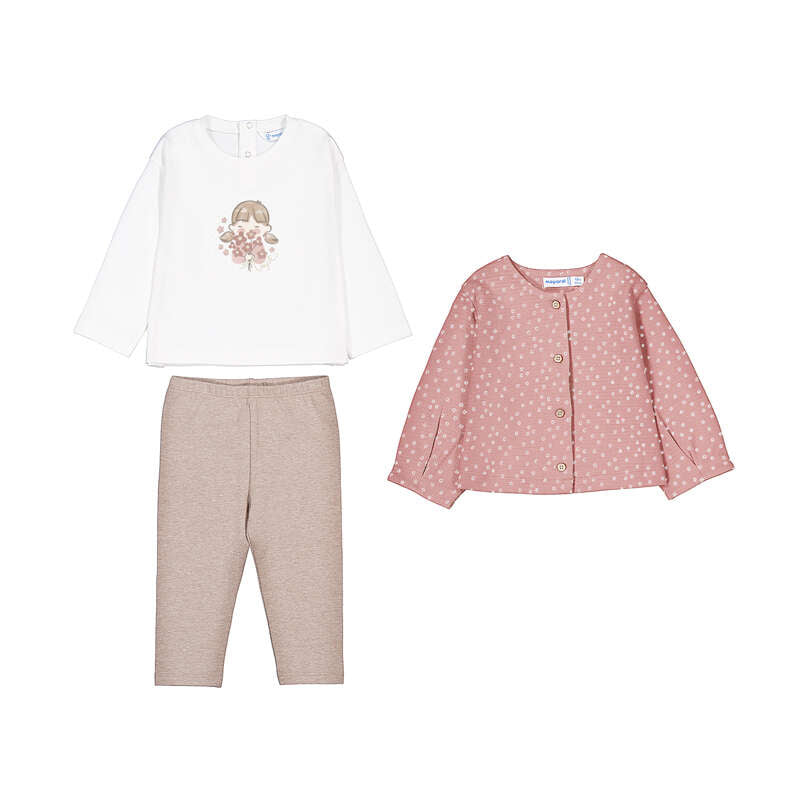 Mayoral Baby Girls 3 Piece Leggings Set