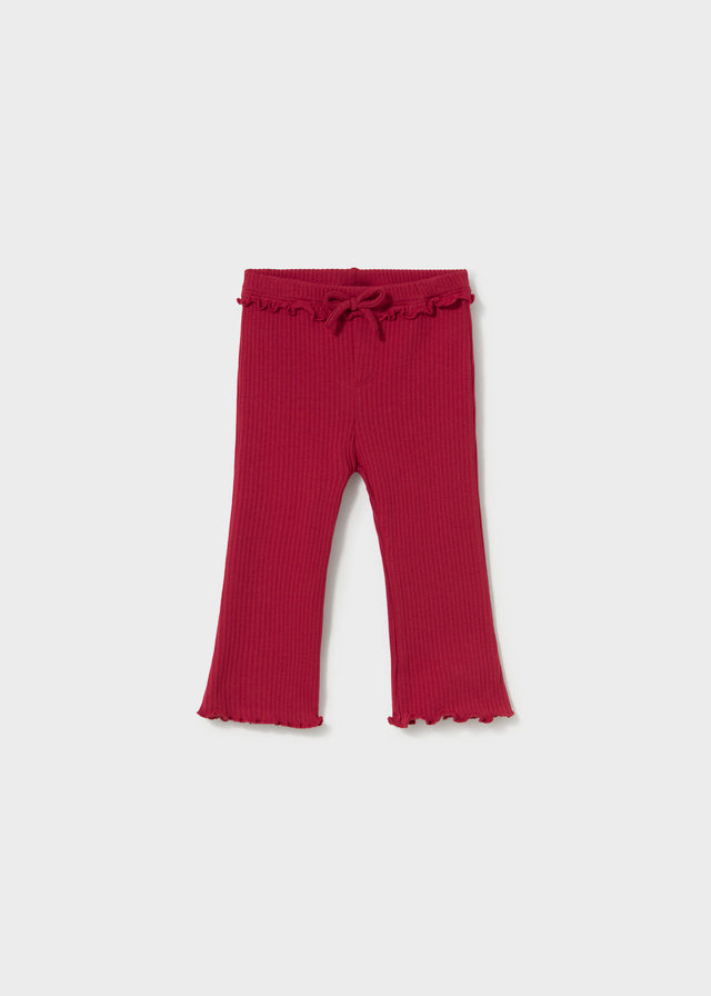 Mayoral Baby Girls Ribbed Flare Leggings