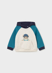 MAYORAL Baby Boys Hoodie with 2 Pair Trousers, Combined Tracksuit. Blue