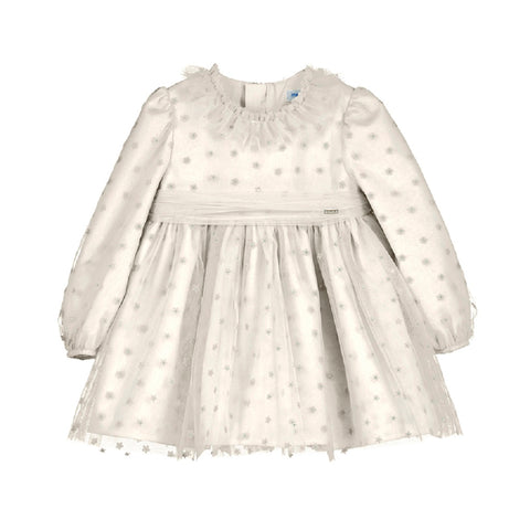 Baby Girls Tulle Dress Natural