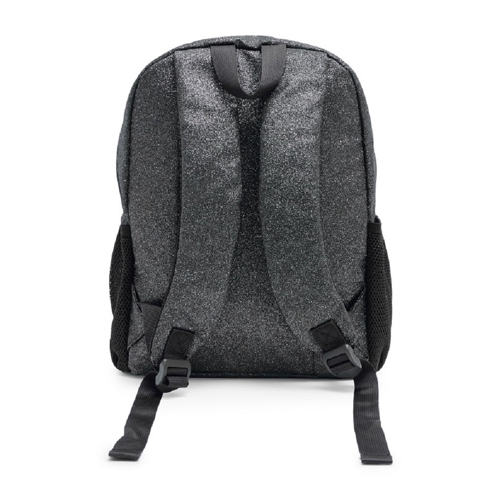 CARAMELO BTS Glitter Backpack & Pencil Case Black