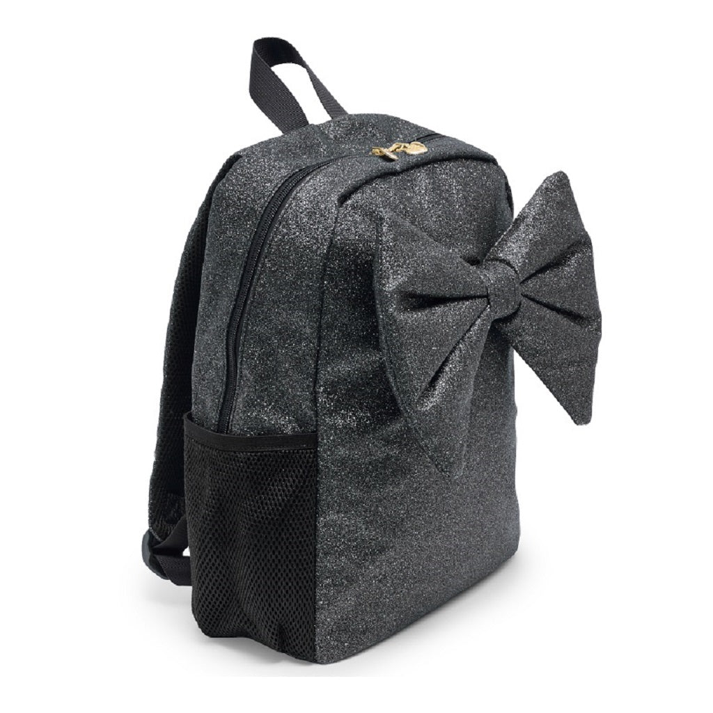 CARAMELO BTS Glitter Backpack & Pencil Case Black