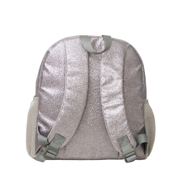 Caramelo Glitter Backpack with Bow Grey