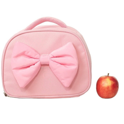 Caramelo Lunch Box with Bow Pink