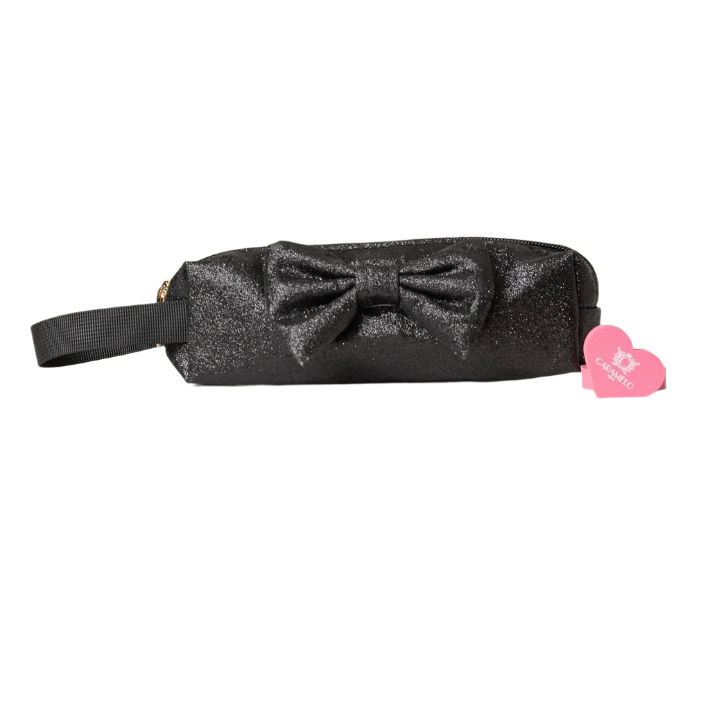 CARAMELO BTS Glitter Pencil Case Black