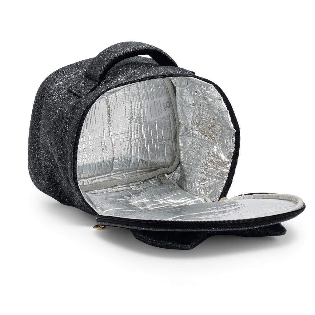CARAMELO BTS Glitter Lunch Bag Black