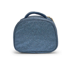CARAMELO Glittler lunch Bag with Bow. Navy
