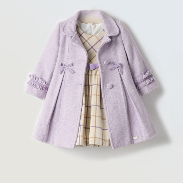 Ebita Dress & Coat Set Lilac