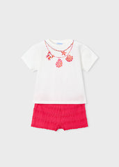 Girls Mayoral Poppy Short Set