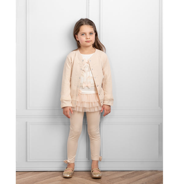 Baby Girls/Girls Carousel Dream Mink Legging Set from Caramelo Kids.