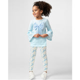 Girls Beautiful Bows Legging Set from Caramelo Kids.