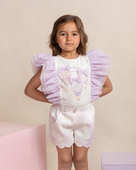 Fly Away Short Set Lilac