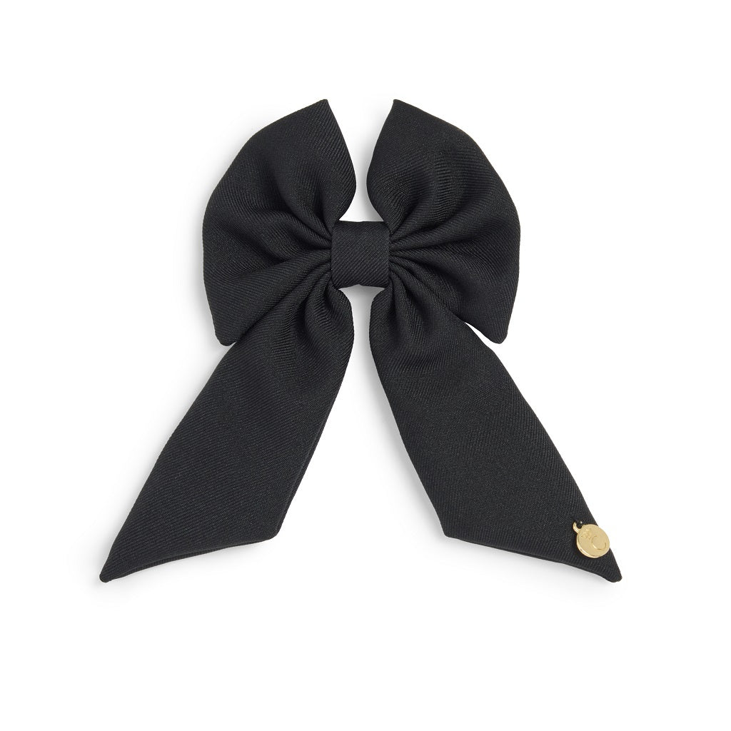 CARAMELO BTS School Hair Bow Clip Black