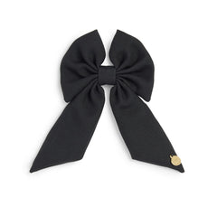 CARAMELO BTS School Hair Bow Clip Black