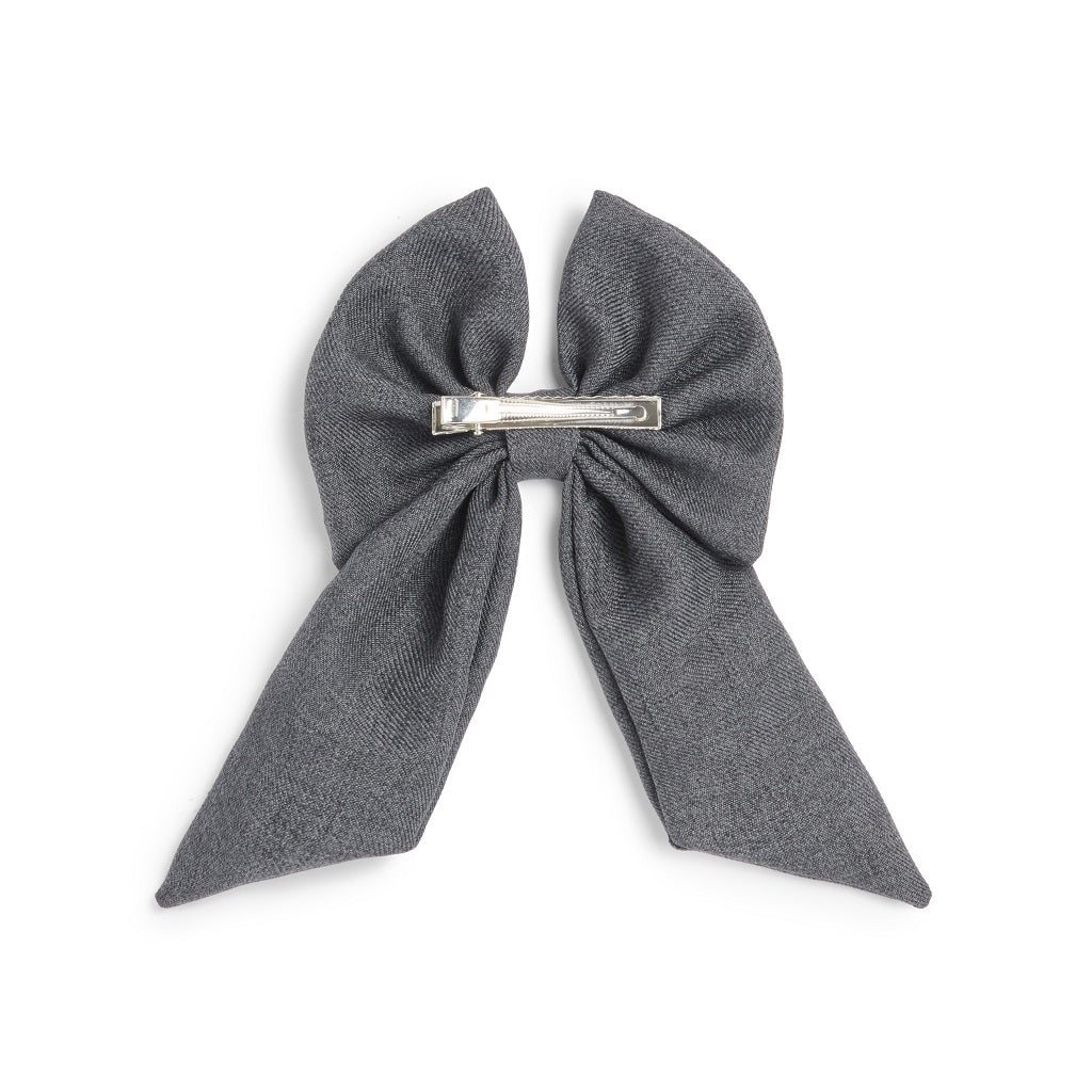 CARAMELO BTS School Hair Bow Clip Grey