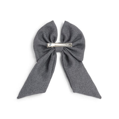CARAMELO BTS School Hair Bow Clip Grey