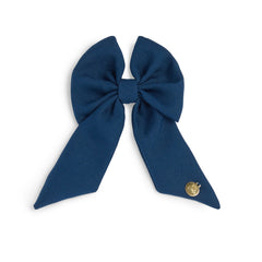 CARAMELO BTS School Hair Bow Clip Navy