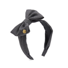 CARAMELO BTS School Bow Headband Grey
