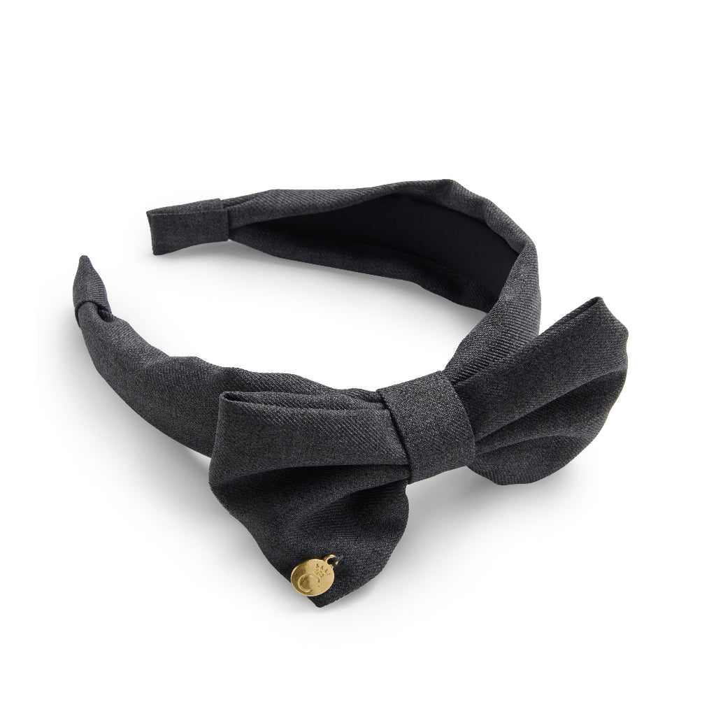 CARAMELO BTS School Bow Headband Grey