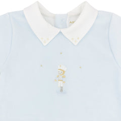 Adriana Mae Tiny Soldier Velour All In One