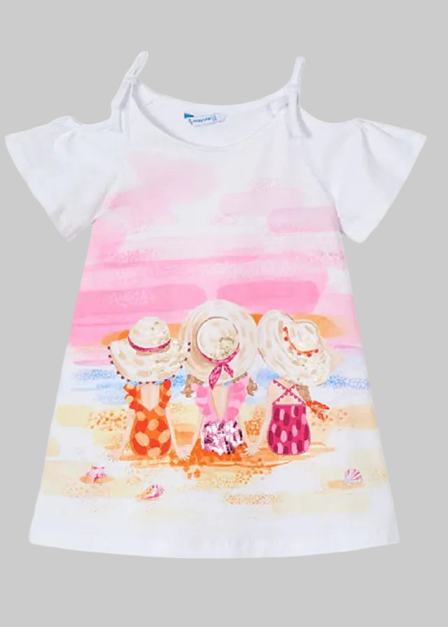 Mayoral Girls Caribbean Sea Dress