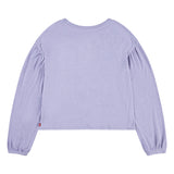 LEVIS Girls Hacci Solid Knit Top