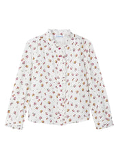 Mayoral Girls printed blouse natural