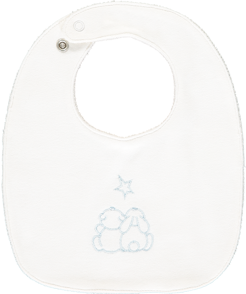 TRENTON Baby Blue 2 Star Bibs & Toy Gift Set
