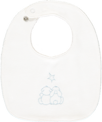 TRENTON Baby Blue 2 Star Bibs & Toy Gift Set