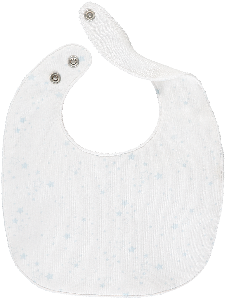TRENTON Baby Blue 2 Star Bibs & Toy Gift Set