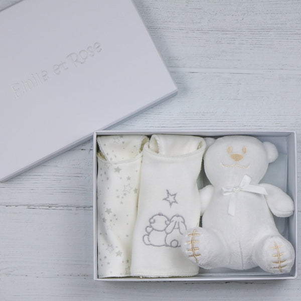 TEDDIE Baby Star Print Bib Gift Set